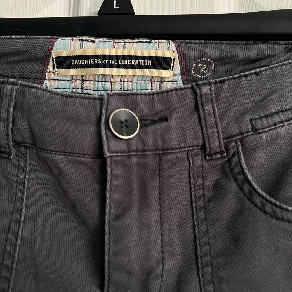 Gray Cargo Pants Anthropologie 2S​ - Picture 3 of 5